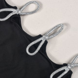Sexy Hollow Out Tube Tops Mini Dress GNZD-9657DD