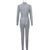 Long Sleeve Hollow Out Jumpsuit GNZD-9624JD