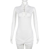 Sexy Hollow Out Pin Mini Dress GNZD-8831DD