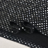 Fashion Sequin Sleeveless Backless Mini Dress GNZD-9719DD