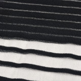 Stripe See Through Micro Flare Pants GNZD-9576PD