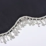 Single Shoulder Sleeve Chain Tassel Tops GNZD-6892TL