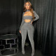 Long Sleeve Hollow Out Jumpsuit GNZD-9624JD
