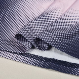 Fashion Long Sleeve Print Skirts Two Piece Set GNZD-9651SD