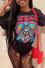 Short Sleeve Print T Shirt GXJL-41009