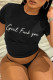 Solid Color Print T Shirt GXJL-20121