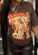 Short Sleeve Print T Shirt GXJL-40051