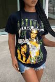 Short Sleeve Print T Shirt GXJL-40092