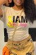 Print Caual T Shirt GXJL-40043
