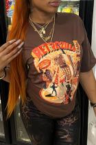 Short Sleeve Print T Shirt GXJL-40051