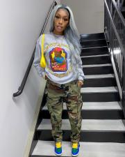 O Neck Print Long Sleeve Sweatshirt GXJL-23