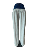 Denim Patchwork Loose Casual Pants MEM-88542