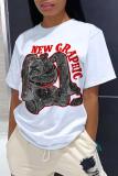 Summer Print Short Sleeve T Shirt GXJL-41005
