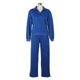Padded Thickened Sports Loose Sweatshirt 2 Piece Set AIL-258