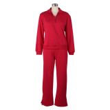 Padded Thickened Sports Loose Sweatshirt 2 Piece Set AIL-258