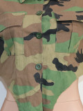 Camouflage Printed Casual Jacket Coat SH-390917