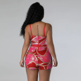 Sexy Sequin Halter Super Short Jumpsuit CYA-900886