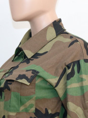 Camouflage Printed Casual Jacket Coat SH-390917