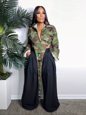 Camouflage Printed Casual Jacket Coat SH-390917