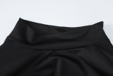 Long Sleeve High Collar Midi Dress BLG-D2910166K