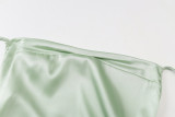 Sexy Backless Tie Up Sling Pleated Mini Dress BLG-D0B3838A