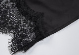 Sexy Backless Lace Sling Split Dress BLG-D1B7097A