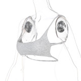 Sexy Wrap Chest Sport Sling Tops BLG-T134630A