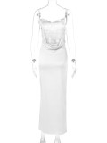 Sexy Backless Slim Split Sling Maxi Dress BLG-D3412611A