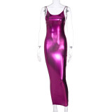 Sexy Backless Sling Maxi Dress BLG-D0C4049K
