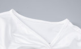 Sexy Hollow Out Tops And Skirts Two Piece Set BLG-S269054A