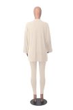 Solid Color Vest+Coat+Pants Three Piece Set MZ-2816