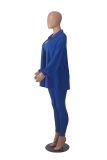 Solid Color Vest+Coat+Pants Three Piece Set MZ-2816
