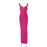 Sexy Backless Slim Sling Maxi Dress BLG-D3613175K