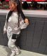 Printed Sweatshirt Sport Casual Suit GMOY-XS0021
