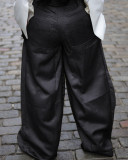 Casual Removable Pockets Wide Leg Pants ZSD-0643