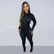 See Through Mesh Long Sleeve Jumpsuit NY-2989