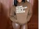 Letter Print Hooded Sweatshirt QYXZ-9158