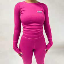 Sport Long Sleeve Pants Slim Two Piece Set BLG-S3914163A