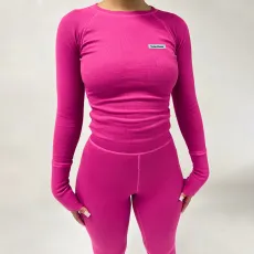 Sport Long Sleeve Pants Slim Two Piece Set BLG-S3914163A