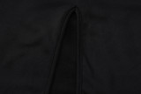 Sexy Hollow Out Single Long Sleeve Long Dress BLG-D3813933A