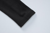 Sexy Hollow Out Single Long Sleeve Long Dress BLG-D3813933A