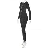 Deep V Neck Backless Jumpsuit BLG-P1C7395A