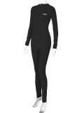 Sport Long Sleeve Pants Slim Two Piece Set BLG-S3914163A
