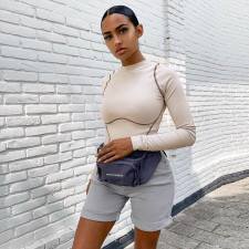 Long Sleeve O Neck Bodysuit BLG-P981119K