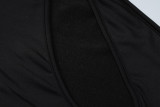 Sexy Hollow Out Single Long Sleeve Long Dress BLG-D3813933A