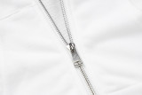 Fashion Zipper Hooded Slim Crop Tops BLG-T2910448A