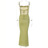 Sexy Sling Backless Slim Maxi Dress BLG-D248399K