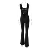 Backless Sleeveless Solid Jumpsuit BLG-P3211574A