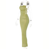 Sexy Sling Backless Slim Maxi Dress BLG-D248399K
