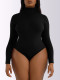 High Collar Long Sleeve Bodysuit GMDI-32753